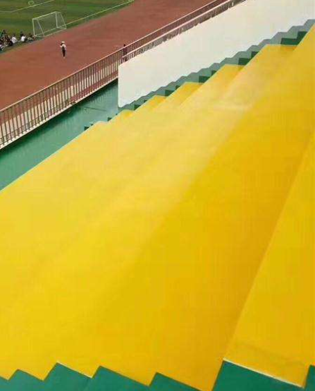 龙岗球场台阶翻新修补改造